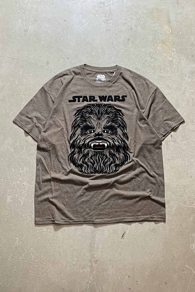S/S CHEWBACCA T-SHIRT / BROWN/BLACK [SIZE: XL USED]