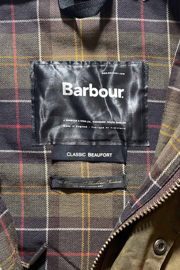 MADE IN ENGLAND OIL OUT CLASSIC BEAUFORT / OLIVE [SIZE: M USED]