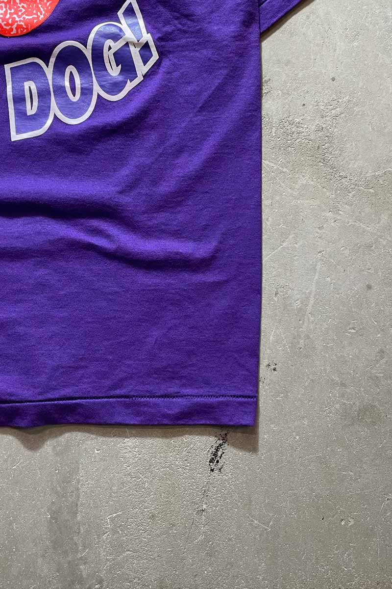 S/S IT'S A DOG PRINT T-SHIRT / PURPLE [SIZE: M USED]