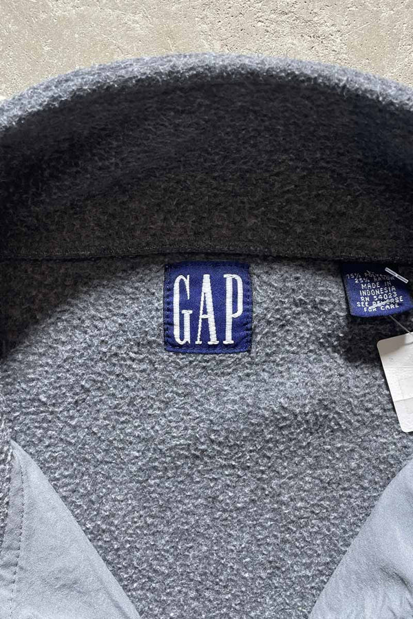 90'S HALF-ZIP FLEECE JACKET/ GRAY [SIZE: L USED]