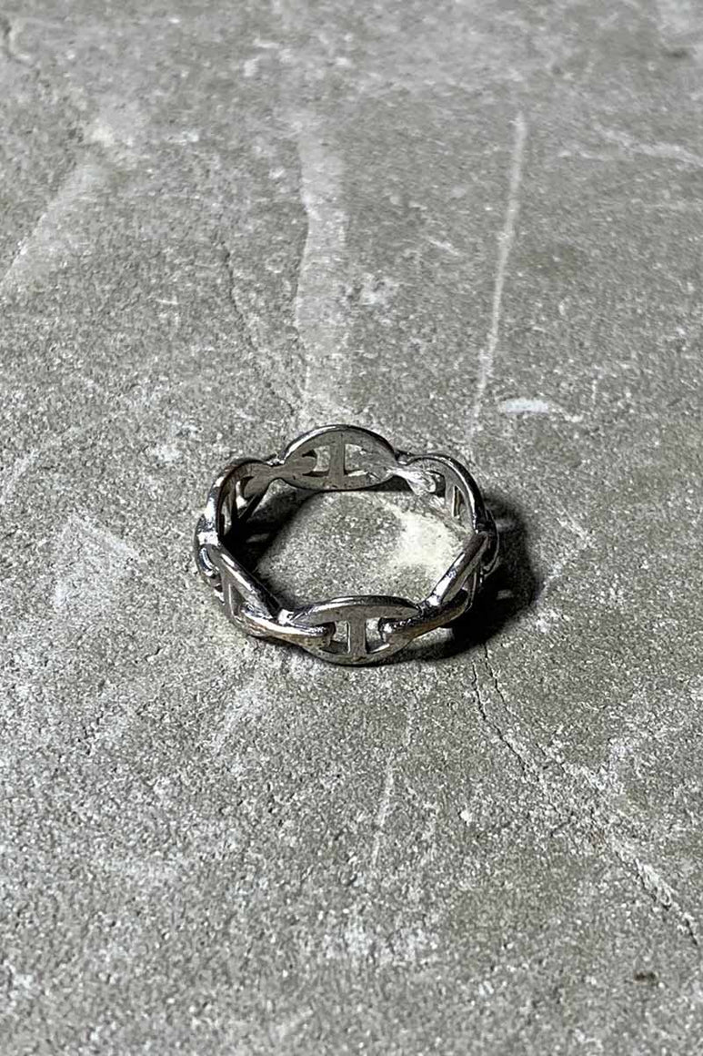 925 SILVER RING [SIZE: 11号相当 USED]