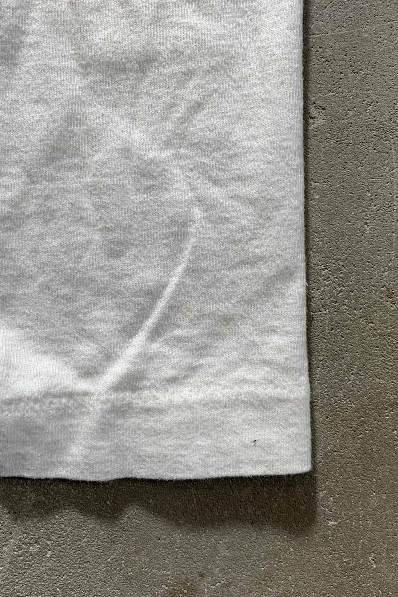 MADE IN USA 80s-90s KAO PATCH T-SHIRT/ WHITE [SIZE: L USED]