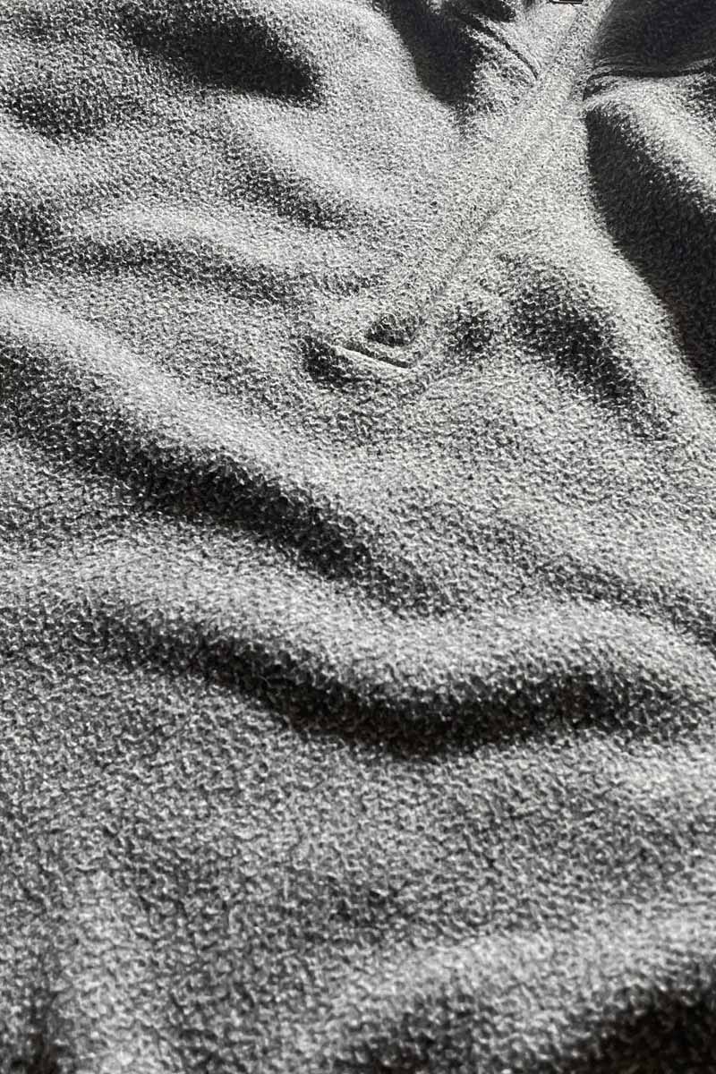 90'S HALF-ZIP FLEECE JACKET/ GRAY [SIZE: L USED]