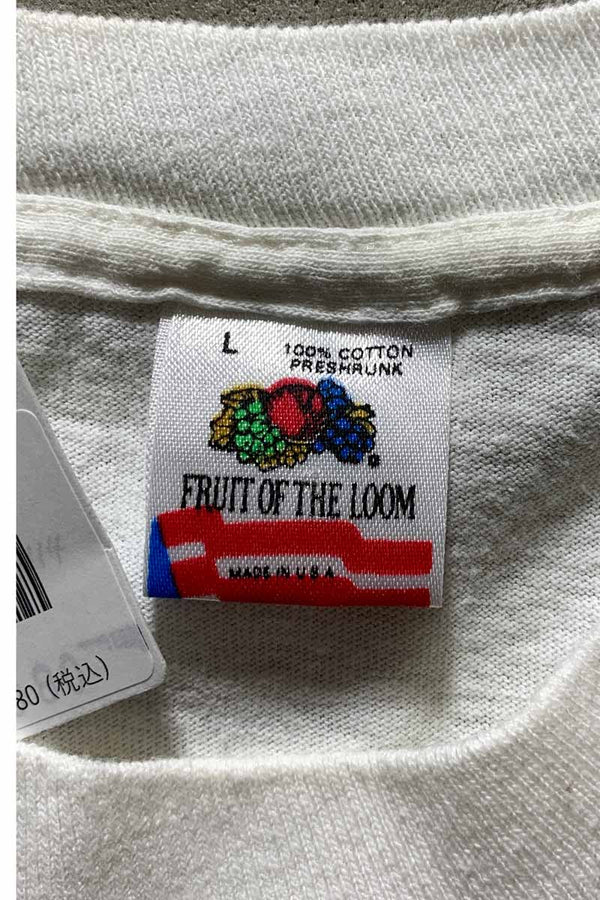 MADE IN USA 80-90'S KAO PATCH T-SHIRT/ PURPLE [SIZE: L USED]