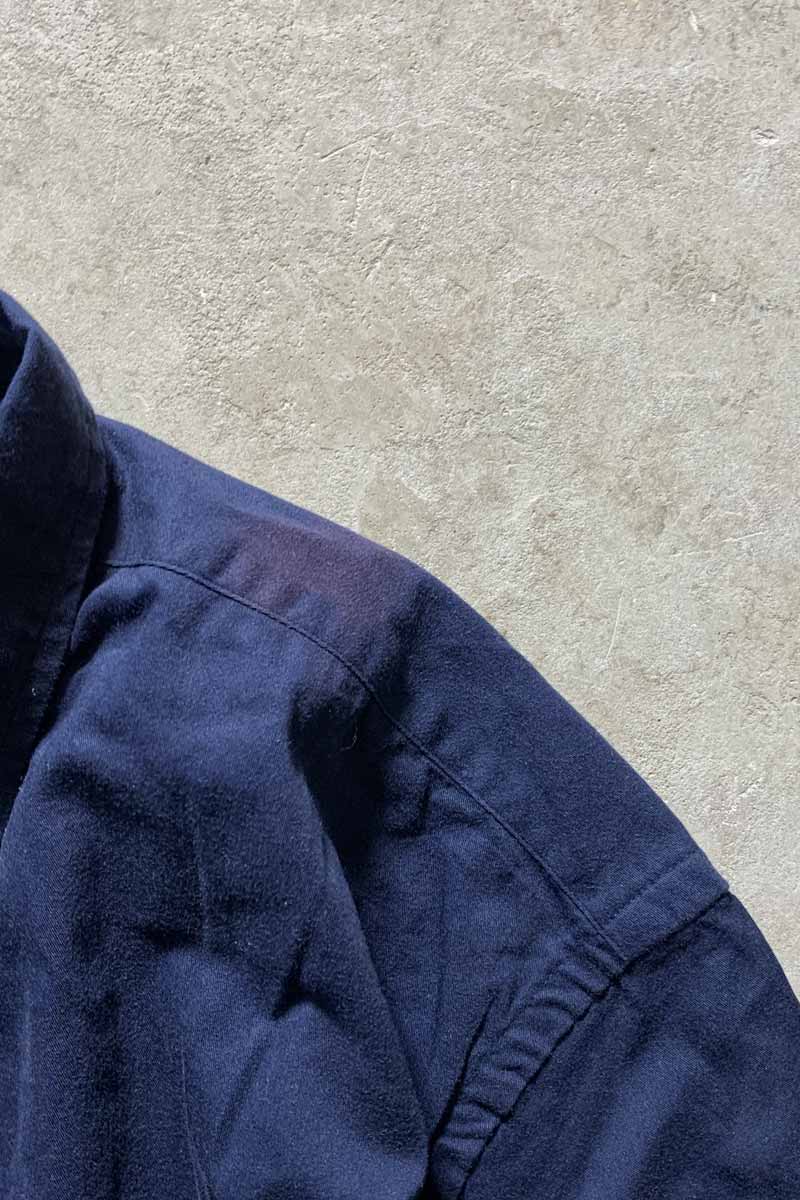 90'S B.D COTTON L/S BLAKE SHIRT/ NAVY [SIZE:M USED]