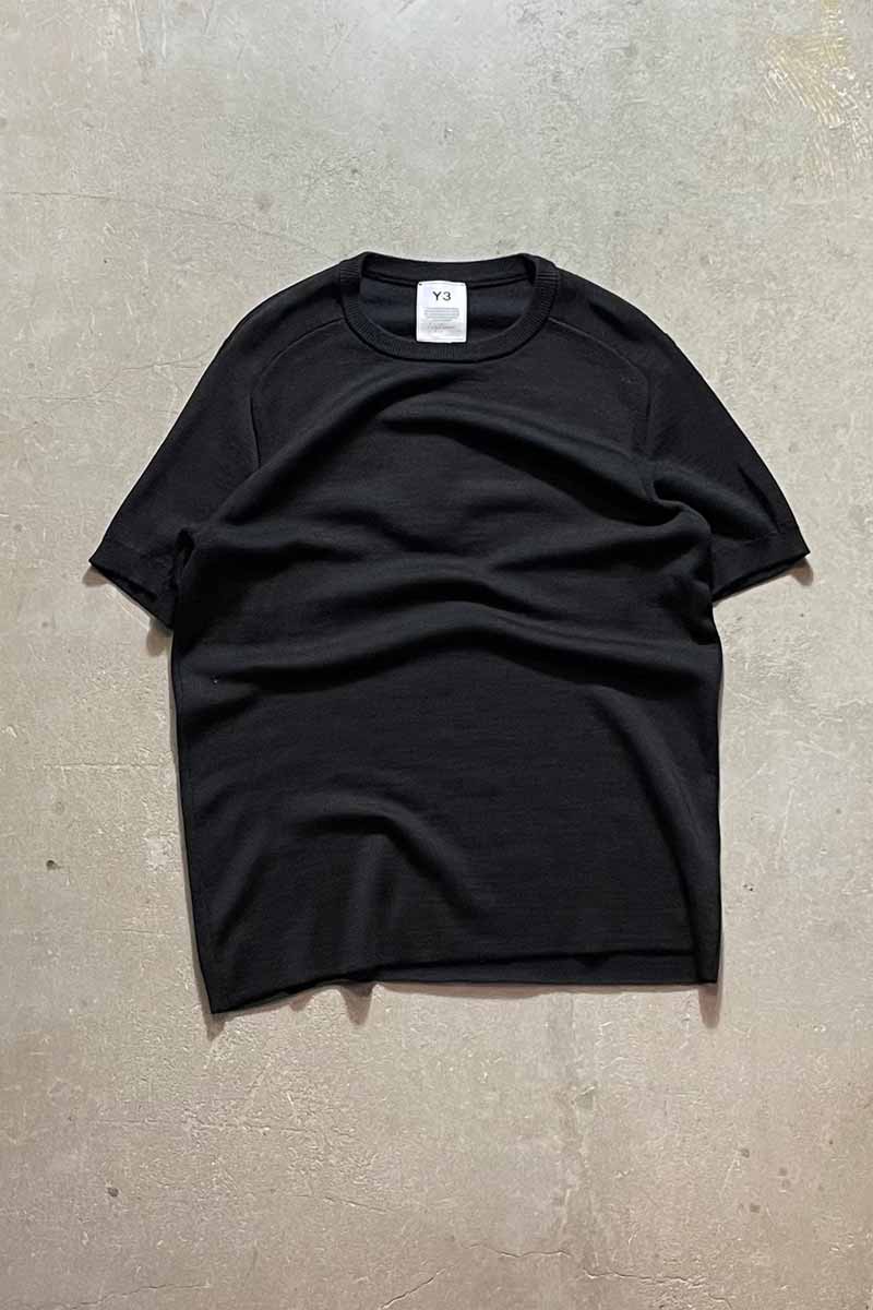 KNIT T-SHIRT / BLACK [SIZE:S DEADSTOCK/NOS]