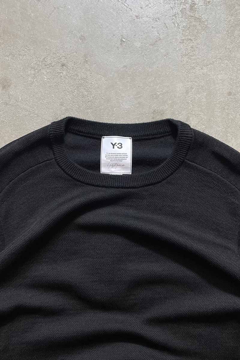 KNIT T-SHIRT / BLACK [SIZE:S DEADSTOCK/NOS]
