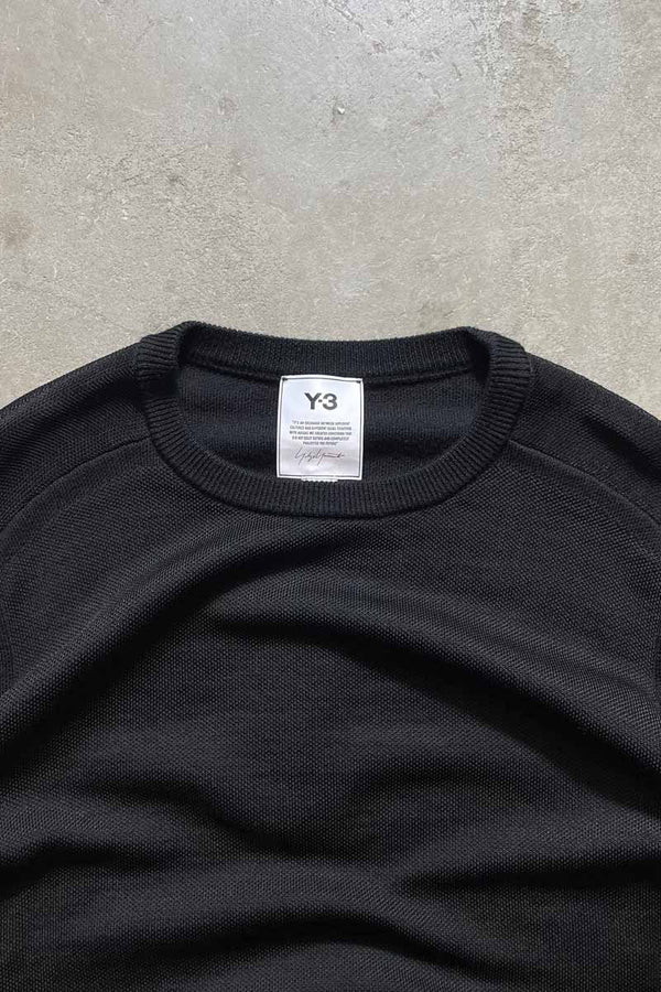 KNIT T-SHIRT / BLACK [SIZE:S DEADSTOCK/NOS]