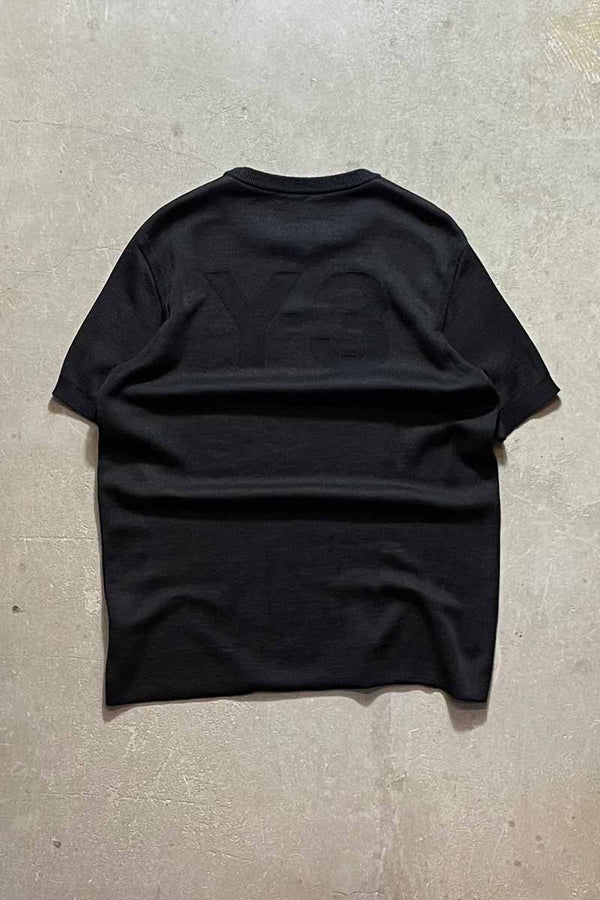 KNIT T-SHIRT / BLACK [SIZE:S DEADSTOCK/NOS]