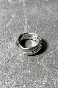 MADE IN MEXICO 925 SILVER 3 RINGS  [SIZE: 16.5号相当 USED]