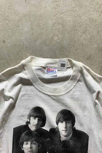 MADE IN MEXICO 99'S THE BEATLES PRINT BAND T-SHIRT/ WHITE [SIZE: L USED]