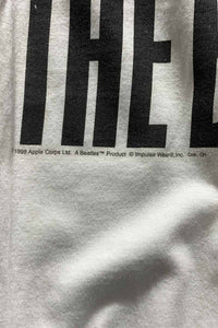 MADE IN MEXICO 99'S THE BEATLES PRINT BAND T-SHIRT/ WHITE [SIZE: L USED]
