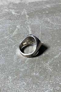 925 SILVER SIGNET RING [SIZE: 19.5号相当 USED]