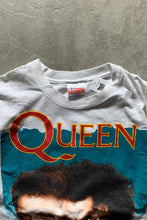 画像をギャラリービューアに読み込む, MADE IN USA 80-90&#39;S QUEEN PRINT BAND T-SHIRT / WHITE [SIZE: L USED]
