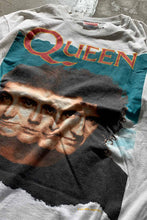 画像をギャラリービューアに読み込む, MADE IN USA 80-90&#39;S QUEEN PRINT BAND T-SHIRT / WHITE [SIZE: L USED]
