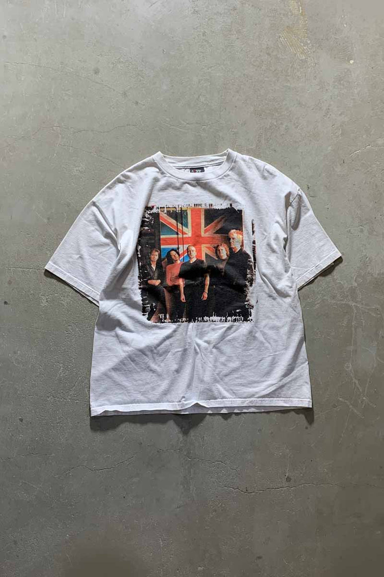 MADE IN MEXICO 99'S DEF LEPPARD PRINT BAND T-SHIRT/ WHITE [SIZE: XL USED]
