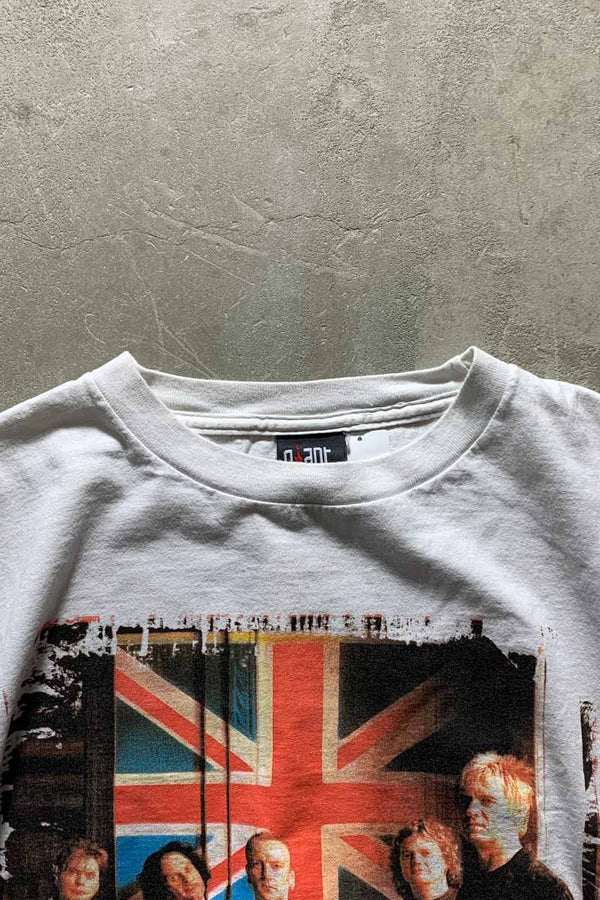 MADE IN MEXICO 99'S DEF LEPPARD PRINT BAND T-SHIRT/ WHITE [SIZE: XL USED]