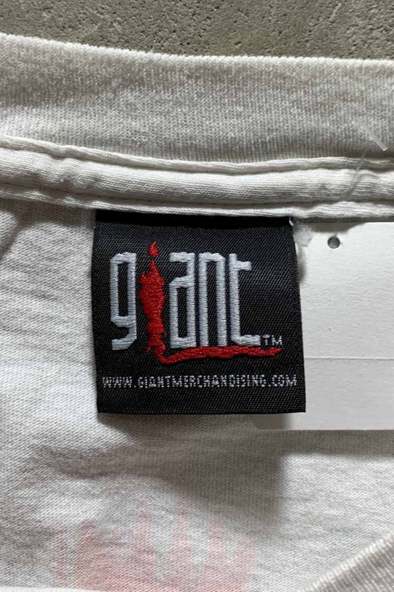 MADE IN MEXICO 99'S DEF LEPPARD PRINT BAND T-SHIRT/ WHITE [SIZE: XL USED]