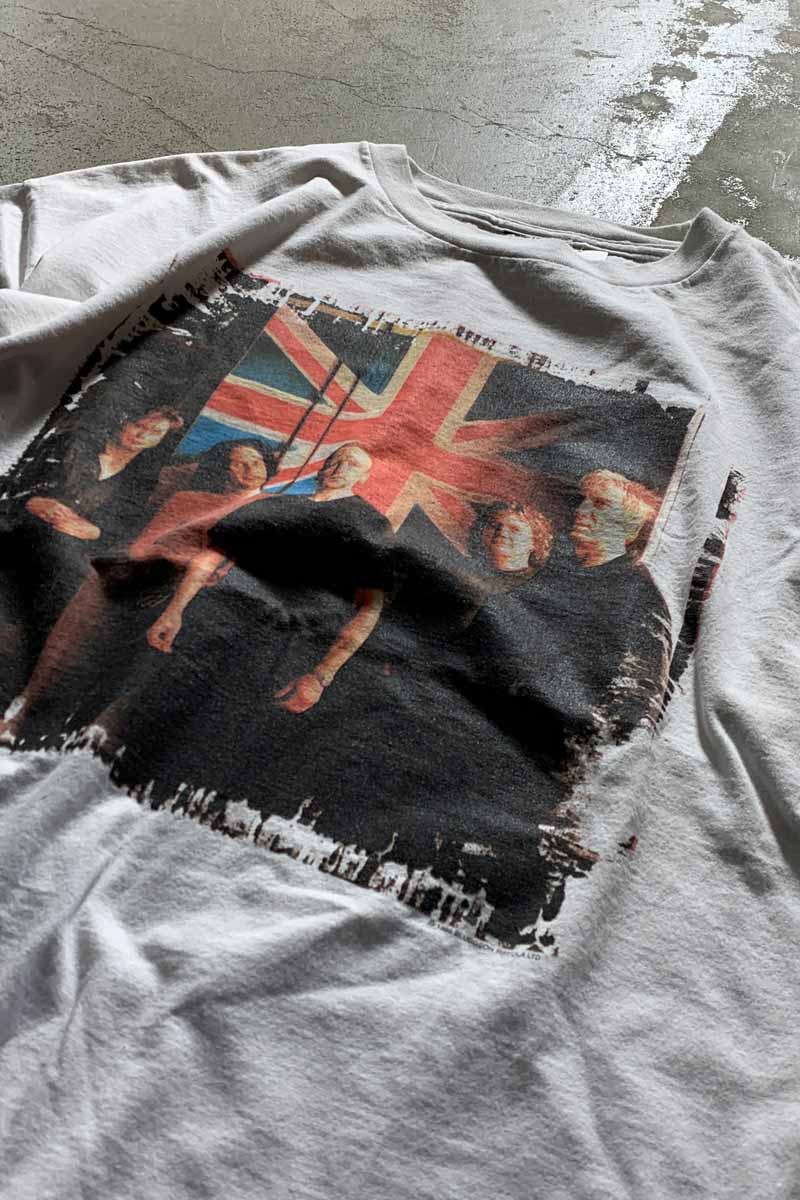 MADE IN MEXICO 99'S DEF LEPPARD PRINT BAND T-SHIRT/ WHITE [SIZE: XL USED]