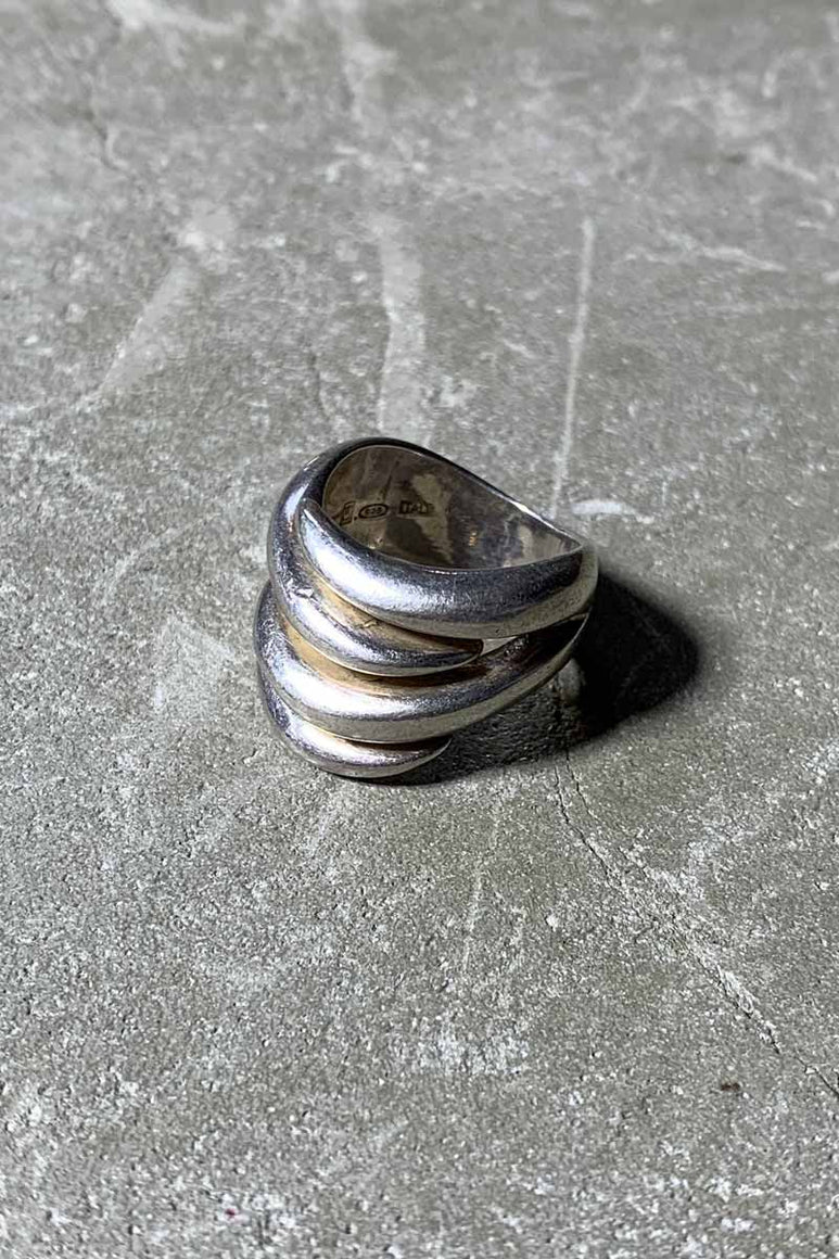 MADE IN ITALY 925 SILVER RING [SIZE: 12号相当 USED]