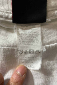 MADE IN MEXICO 99'S DEF LEPPARD PRINT BAND T-SHIRT/ WHITE [SIZE: XL USED]