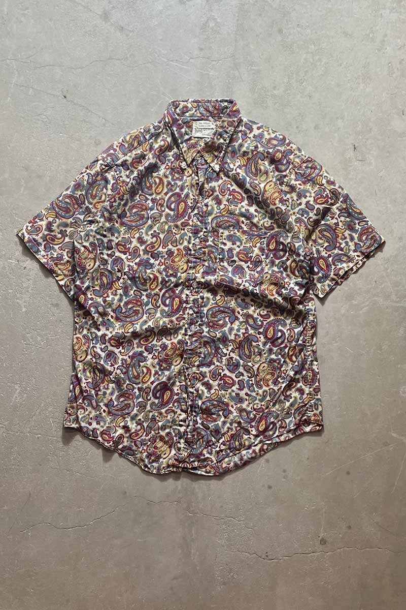 60'S S/S PAISLEY SHIRT / MULTI [SIZE: M USED]