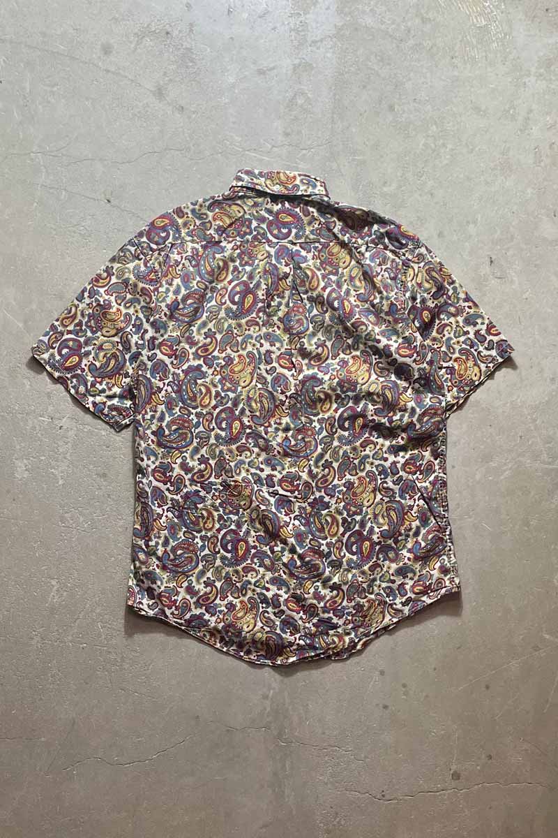 60'S S/S PAISLEY SHIRT / MULTI [SIZE: M USED]