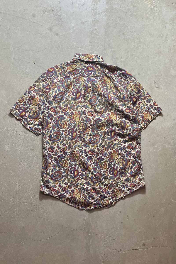 60'S S/S PAISLEY SHIRT / MULTI [SIZE: M USED]