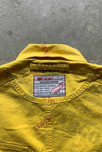 画像をギャラリービューアに読み込む, 80-90&#39;S COTTON DESIGN S/S SHIRT/ YELLOW  [SIZE:L USED]
