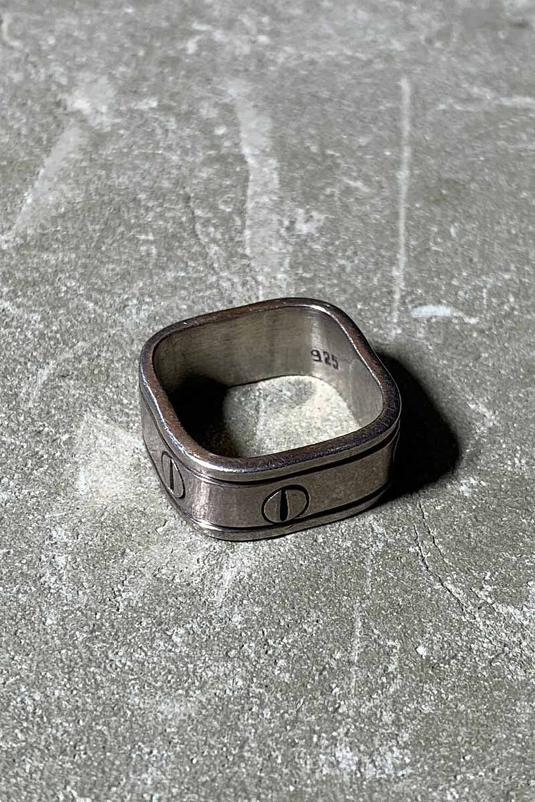 925 SILVER RING [SIZE: 12号相当 USED]