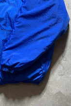 画像をギャラリービューアに読み込む, 90&#39;S REVERSIBLE ZIP UP NYLON PUFF JACKET / BLUE / BLACK [SIZE: L USED]
