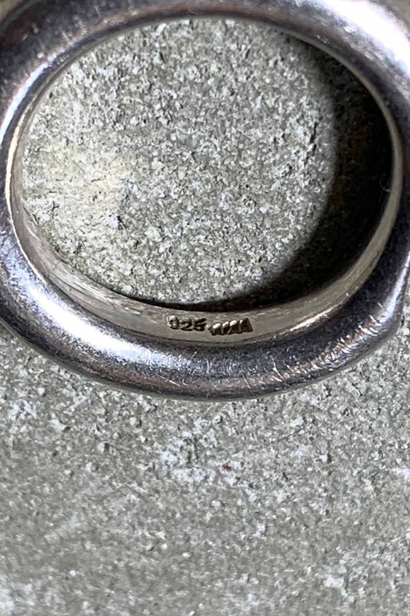 925 SILVER RING [SIZE: Equivalent to JP size 12 USED]