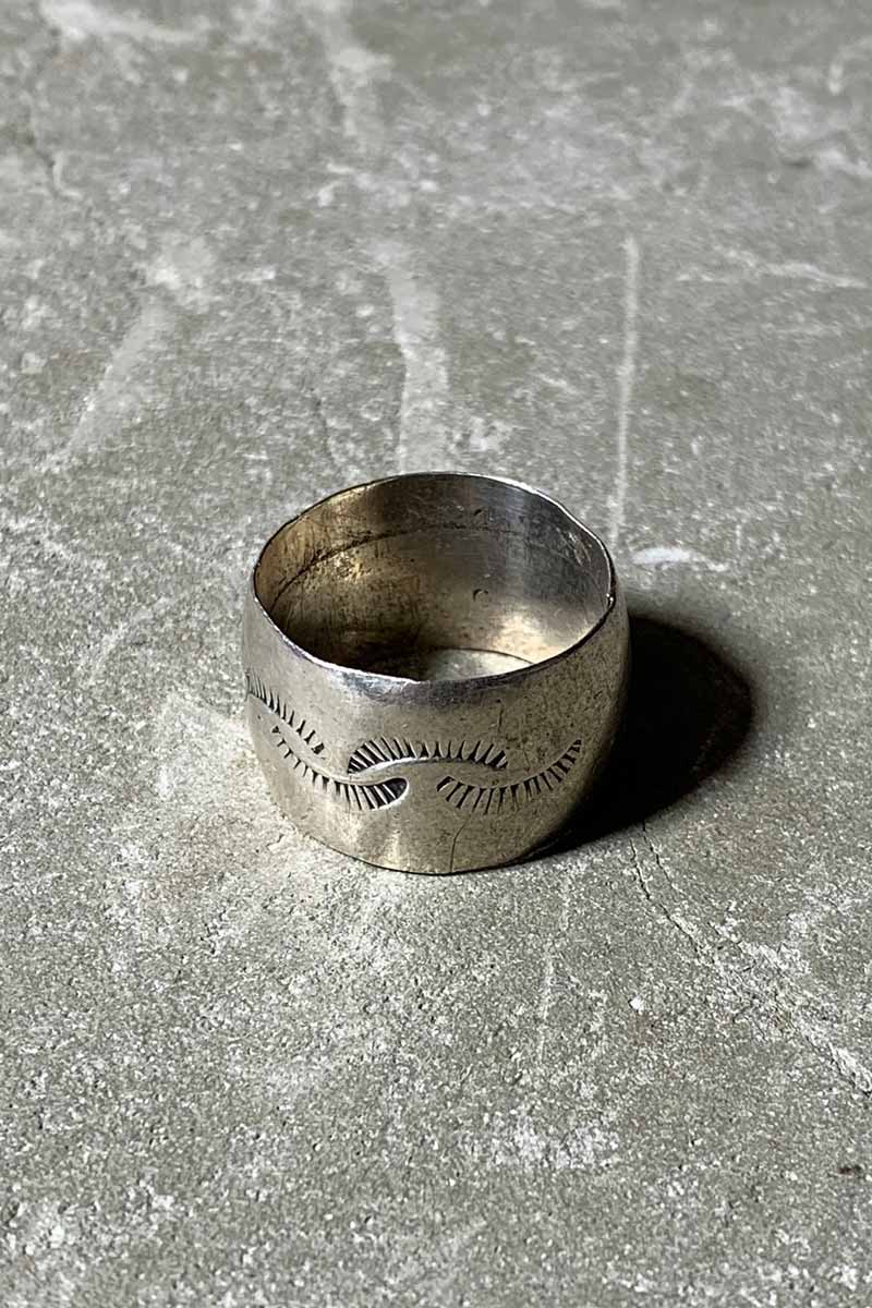 50'S 925 SILVER RING [SIZE: Equivalent to JP 18.5 USED]