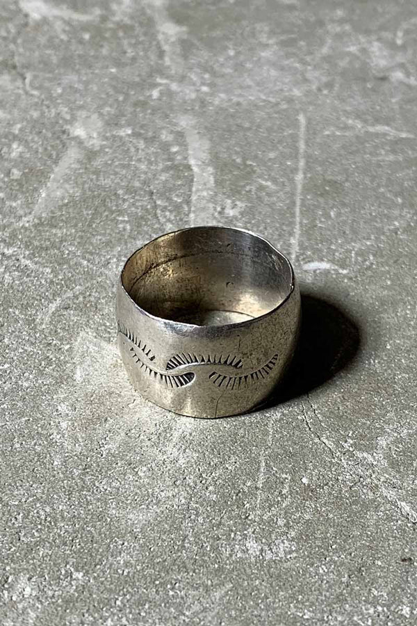 50'S 925 SILVER RING [SIZE: Equivalent to JP 18.5 USED]