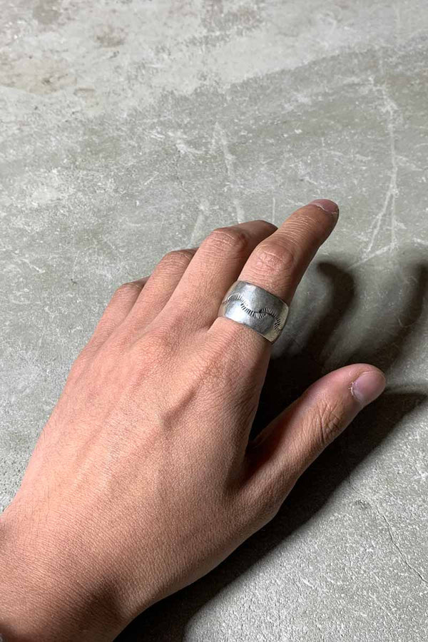 50'S 925 SILVER RING [SIZE: Equivalent to JP 18.5 USED]