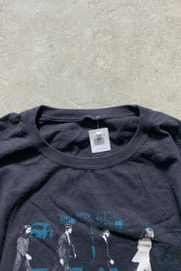 THE BEATLES ABBEY ROAD PRINT BAND T-SHIRT / BLACK [SIZE: 2XL USED]