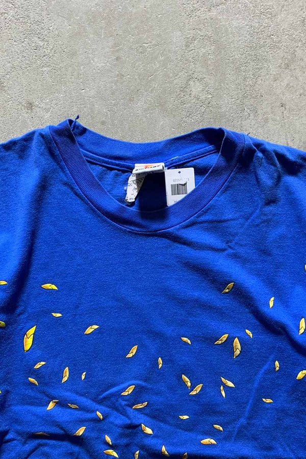 MADE IN USA 99'S LOONEY TUNES SYLVESTER CAT CHARACTER T-SHIRT/ BLUE [SIZE: L USED]