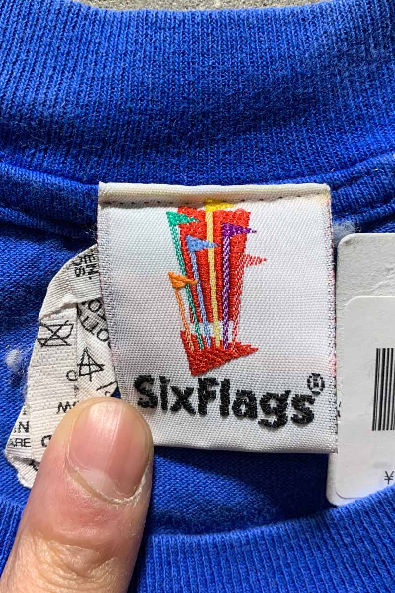 MADE IN USA 99'S LOONEY TUNES SYLVESTER CAT CHARACTER T-SHIRT/ BLUE [SIZE: L USED]