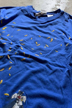 画像をギャラリービューアに読み込む, MADE IN USA 99&#39;S LOONEY TUNES SYLVESTER CAT CHARACTER T-SHIRT/ BLUE [SIZE: L USED]
