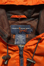 画像をギャラリービューアに読み込む, 90-00&#39;S 2WAY ZIP UP RIP STOP NYLON HOODIE JACKET / ORANGE [SIZE: L USED]
