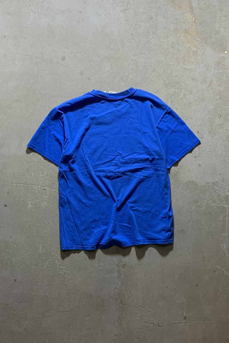 MADE IN USA 99'S LOONEY TUNES SYLVESTER CAT CHARACTER T-SHIRT/ BLUE [SIZE: L USED]