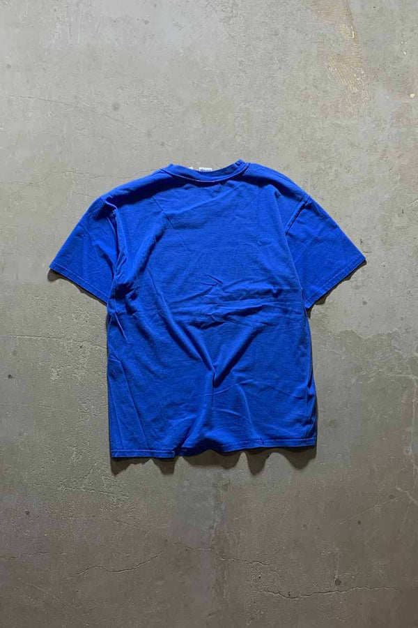 MADE IN USA 99'S LOONEY TUNES SYLVESTER CAT CHARACTER T-SHIRT/ BLUE [SIZE: L USED]