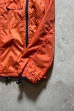 画像をギャラリービューアに読み込む, 90-00&#39;S 2WAY ZIP UP RIP STOP NYLON HOODIE JACKET / ORANGE [SIZE: L USED]
