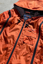 画像をギャラリービューアに読み込む, 90-00&#39;S 2WAY ZIP UP RIP STOP NYLON HOODIE JACKET / ORANGE [SIZE: L USED]
