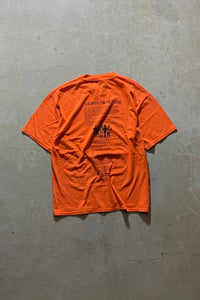 MADE IN MEXICO 90-00'S MILLION WOMEN MARCH PROTEST T-SHIRT/ ORANGE [SIZE: L USED]