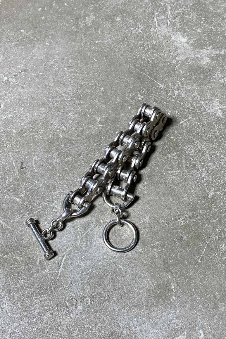 MADE IN MEXICO 925 SILVER T-BAR BRACELET [SIZE: ONE SIZE USED]