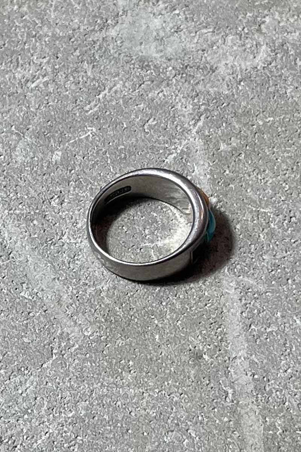 925 SILVER RING W/STONE [SIZE: US 8 (equivalent to JP 16.5) USED]