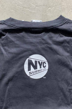 画像をギャラリービューアに読み込む, MANHATTAN TO BROOKLYN SUBWAY T-SHIRT / BLACK [SIZE: XL USED]
