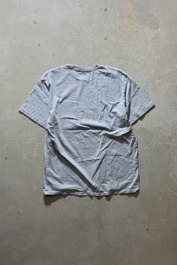 LOGO PRINT T-SHIRT / GRAY [SIZE: XL USED]