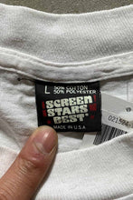 画像をギャラリービューアに読み込む, MADE IN USA 90&#39;S RUN FOR THE RIBS PRINT T-SHIRT/ WHITE [SIZE: L USED]
